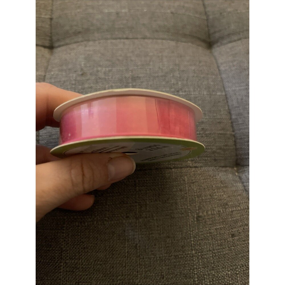 Floral Garden Sheer Ribbon 5/8 in x 9 Ft 3 Yds
